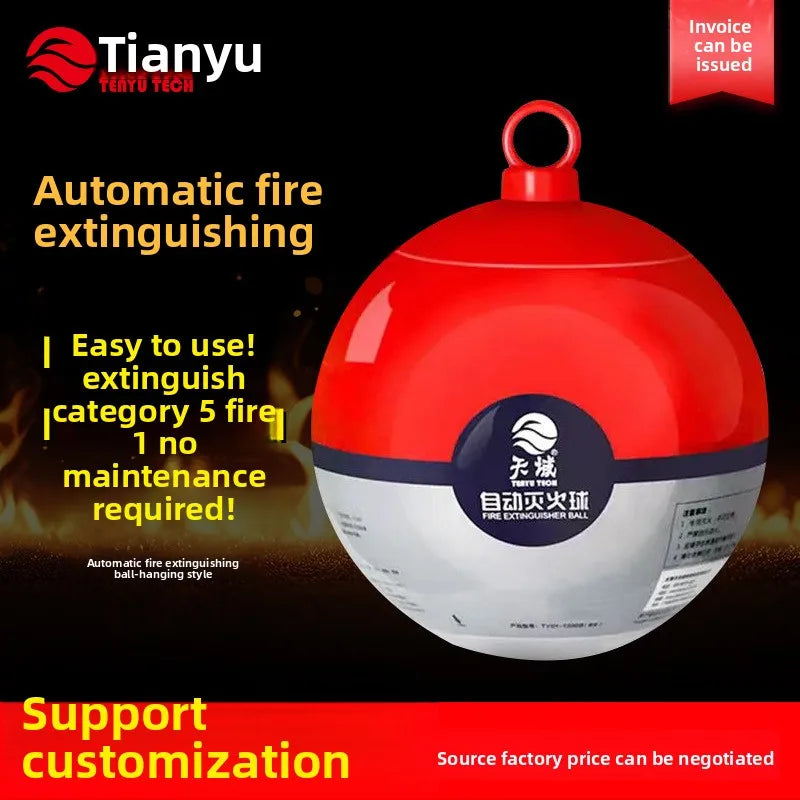Dry powder fire extinguishing bomb 0.5kg kitchen warehouse fire extinguisher can be thrown automatic fire extinguisher ball