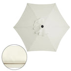 6 Bones Umbrella Replacement Canopy Without Stand 2m Parasol Umbrella Cover Waterproof UV Protection for Outdoor Beach Garden