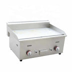 Discount Catering Use Kitchen Cook Table Top Commercial Jumbo Thicken Stainless Steel Plate Gas Griddle for Restaurant