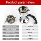 150G Grinding Machine Ultrafine Grinder Chinese Medicinal Materials Mill Home Mill Commercial Small Grains Miscellaneous Grains