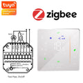 Tuya ZigBee Digital Display Smart Temperature Controller Hvac Thermostat 3 Speed Heating Cooling for Air Conditioning Controller