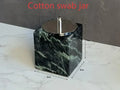 Luxury Marble Bath Set: Shampoo Bottles, Tray & Canister Organizer, Natural Stone Accessories for Home & Hotel Bathroom Decor