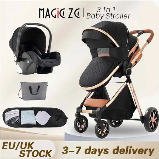 3 In 1 Baby Stroller Baby Cart Baby Accessories Baby Walker Infant Mother-Kids Children Portable Newborn Light Multifunctional