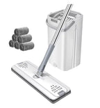 Mops with Bucket Thickened mop Clear Water Separation Lazy No Hand-Washing Squeeze Automatic Dewatering Broom Floor Cleaning Mop
