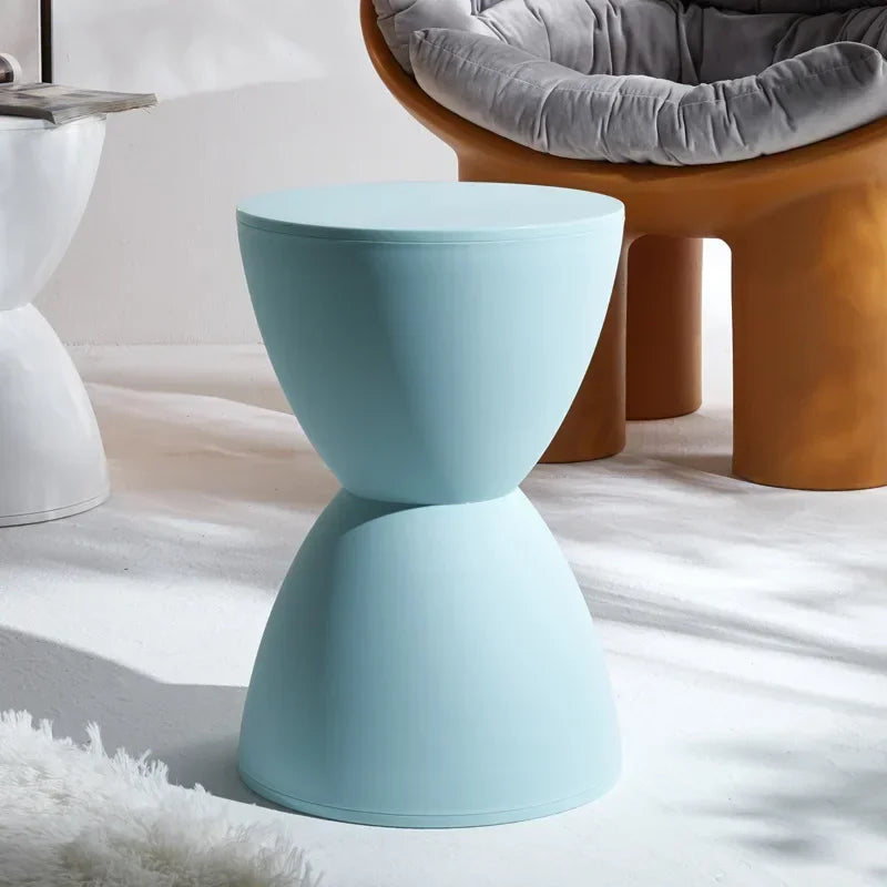 Thickened Plastic Simple Round Stool Living Room Home Stool Short Stool Simple Style Garden Balcony Waterproof Stools