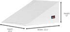 Medical Products Bed Wedge - 12"" - White