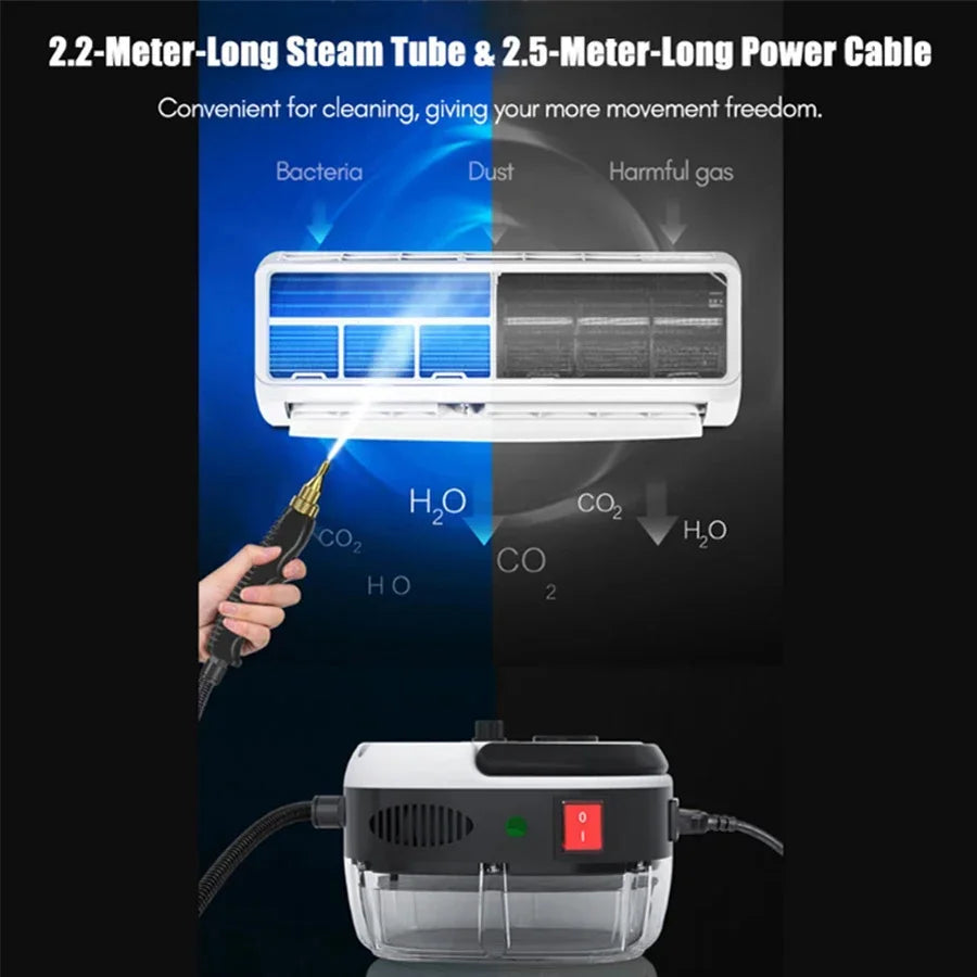 220V Home Appliances 1500W Steam Cleaner High temperature Jet Washer Range Hood for Kitchen Air Conditioner Car Cleaning Machin