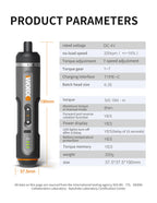 Worx 30 Bit Sets Power Tools WX242 Electrical Screwdriver Sets Smart Cordless drill Screwdrivers USB Rechargeable Handle 4V DIY
