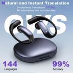 AI Translation Earbuds Wireless Bluetooth HD Sound Headphones Noise cancelling Translation earphone for Travel Business Learning
