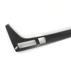 Console Gear Shift Frame Decoration Gearshift Side Sticker Trim For Audi A4 B9 A5 2017-2021 LHD Carbon Pattern Car Accessories
