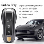 Key Case For Porsche Panamera Spyder Carrera Macan Boxster Cayman Cayenne 911 970 981 991 Smart Remote Key Case Fob Covers Bag