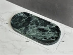 Luxury Marble Bath Set: Shampoo Bottles, Tray & Canister Organizer, Natural Stone Accessories for Home & Hotel Bathroom Decor