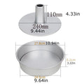 Round middle hole Alloy Chiffon Cake toast bread Pan Removable Bottom Hollow Chimney Mold DIY Baking Tools bake Model Bread box