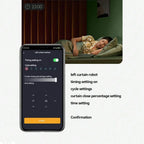 Automatic Curtain Opener WiFi Remote Control Smart Curtain Controller for U Shaped I Shaped Rail One-Touch Remote Control Switch
