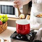 Mini Wooden Handle Kitchen Accessories For Gas Stove Induction Cooker Breakfast Baby Cookware Milk Pot Cooking Pot Soup Pot