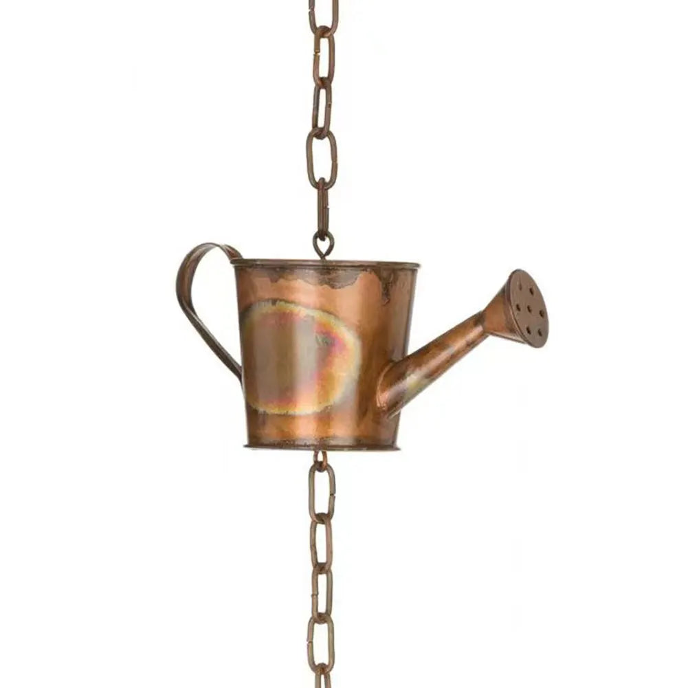 Metal Rainwater Drainage Chain Multifunction Rainwater Chain Decorative Downspout Rain Chain Exquisite for Garden Villa Park