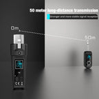 Microphone UHF Wireless Converter Dynamic Condenser Universal Recharge XLR Transmitter and Receiver for Mic Audio Mixer Guitar