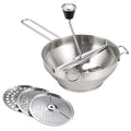 Stainless Rotary Food Mill Multifunctional Jams Mill with 3 Milling Discs Durable Manual Food Grinder Food Vegetable Mill Mud