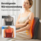 Electric Massage Neck Pillow Shiatsu Head  3 Speed Adjustment Body Back Waist Massager Car with Heating Vibrating Massage Relax