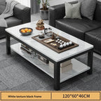 Tea table, living room, household, small apartment, next to sofa, office, marble patterned color tea table, tea table