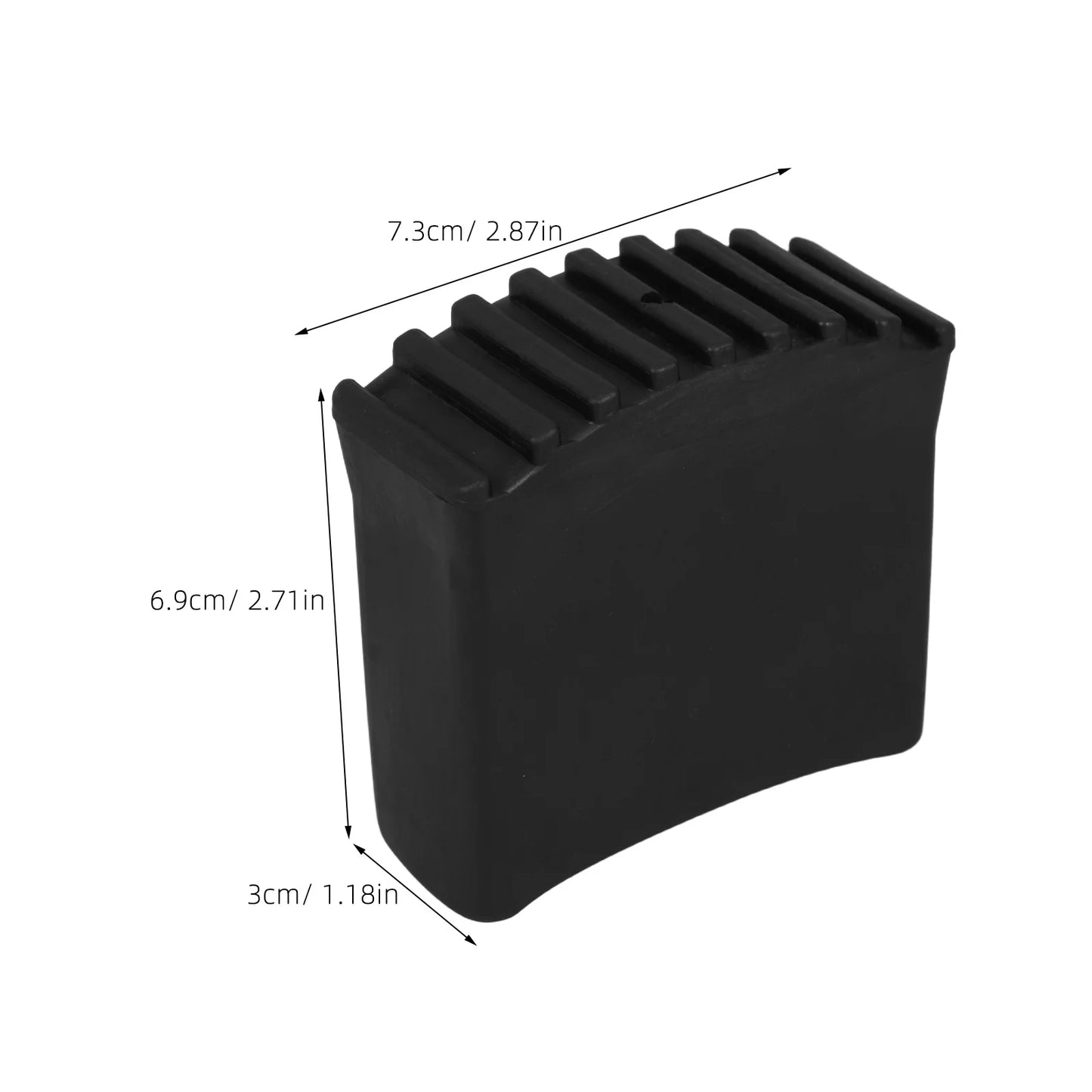 4pcs Ladder Feet Covers Folding Ladder Foot Pads Cushion Non-Slip Rubber Feet Covers Security Bumpers Anti-Skid Pads Replacement