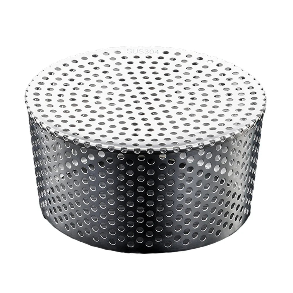 Drainage Cover Floor Drain Wall Insert Anti-blocking For Rooftop Balcony Outdoor Rain Bucket 50-200mm Practical