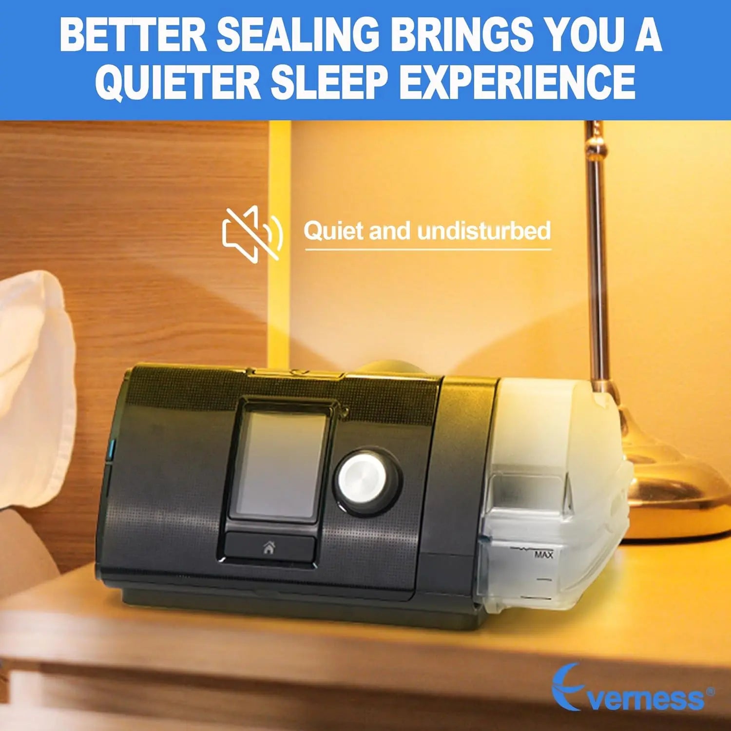 Replacement Water Chamber Compatible with AirSense 10 & AirCurve 10, Reliable Sealing & Durable Use Supplied by Everness