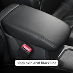 For VW Golf 7 Volkswagen Golf mk7 Accessories Central Control Pad Seat Armrest Box Protective Cover Ultra Fine Fiber Leather