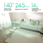 XIAOMI MIJIA Smart DC Frequency Conversion Standing Fan 1X Upgraded Version，Support Power Bank Power Supply，Support MIJIA APP