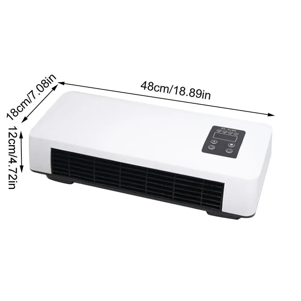 Dual-purpose Fan Cold And Heat  Fans With Timer Easy Control Wall Mounted Portable Fan Air Conditioner shape Fan For Home RV