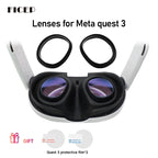 FICEP For Quest 3 Prescription Lenses Anti Blue Myopia Lens Quick Disassemble  Frame Glass For meta Quest 3 Accessories