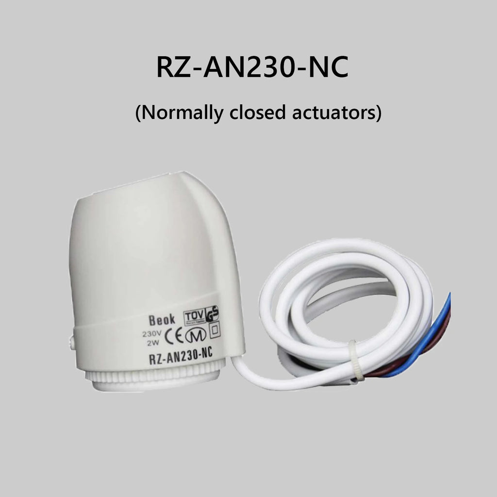 Beok Wireless Zone Thermostat Controller for Gas Boiler Water Floor Heating System 8 Sub-chamber and Actuators BOT306 Series