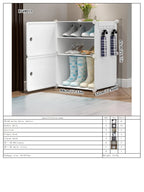 Shoe Rack Simple Home Entrance Indoor Good-Looking Storage Dustproof Dormitory Bedroom Rental House Plastic Shoe Cabinet