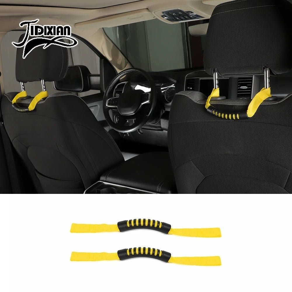 JIDIXIAN Car Seat Headrest Grab Handle for Jeep for Dodge for Ford F150 for Jimny for Chevrolet for GMC for Chrysler for 4Runner