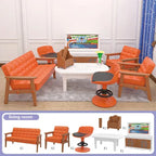 Original Toys Miniature Items Furniture Family Toys Dollhouse LivingRoom Bathroom Kitchen Set Pretend Creative Ideas Kids Toys
