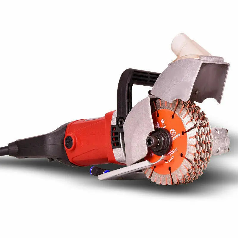 4500W Electric Wall Slotting Machine Wall Chaser Groove Cutting Machine Dustproof and Laser Sighting Steel Concrete Circular Saw