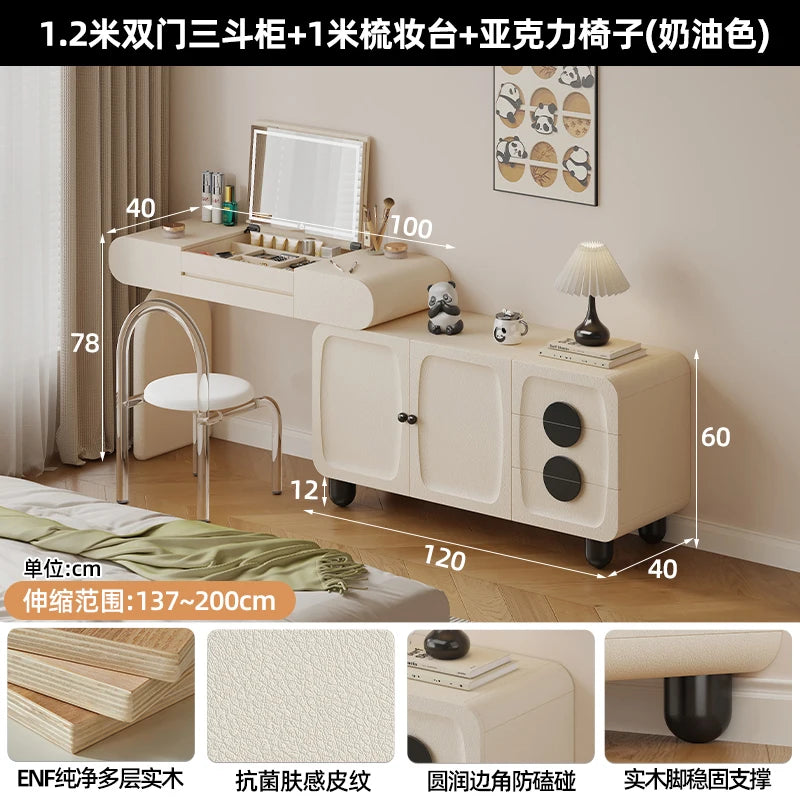 Komode Bathroom Table in The Living Room Dressers for Adult Bedroom Set Make Up Stands Vintage Furniture Makeup Toilet Tables