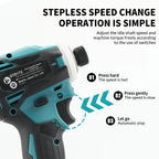 Makita DTD172 Wireless Drills Charging Drill Brushless Driver 18V Electric Screwdriver Impact Hand Electric Drill Electric Tool