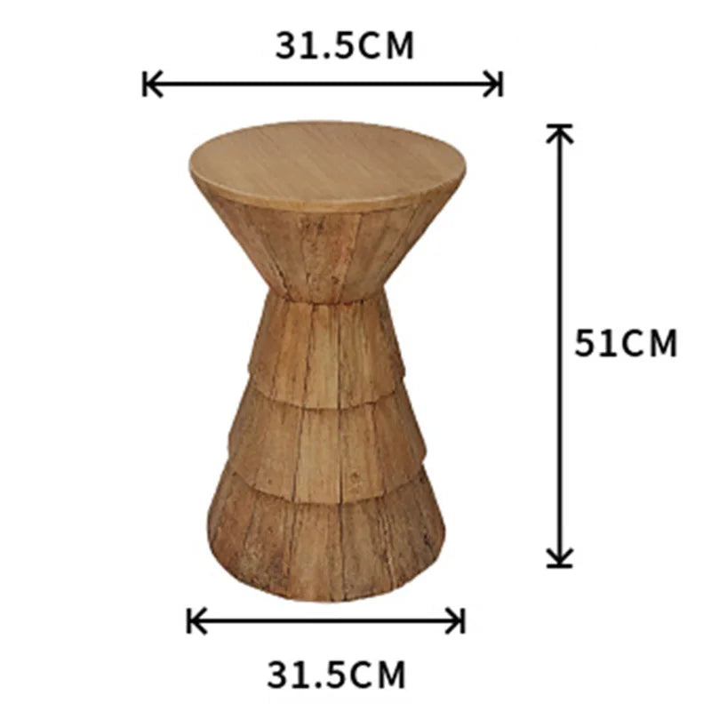 Nordic Designer Side Table B&B Small Round Table Creative Small Coffee Table Ins Internet Celebrity Cream Style Sofa Side Table