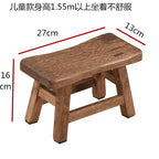 Chicken wing wooden bathing stool solid wood small bench stool child mini Chinese home living room baby adult wooden stool ZM11