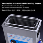 6.5L Ultrasonic Cleaner 40kHz Ultrasonic Cleaning Machine Heated Ultra Sonic Cleaner Machine for Carburetor Engine Parts