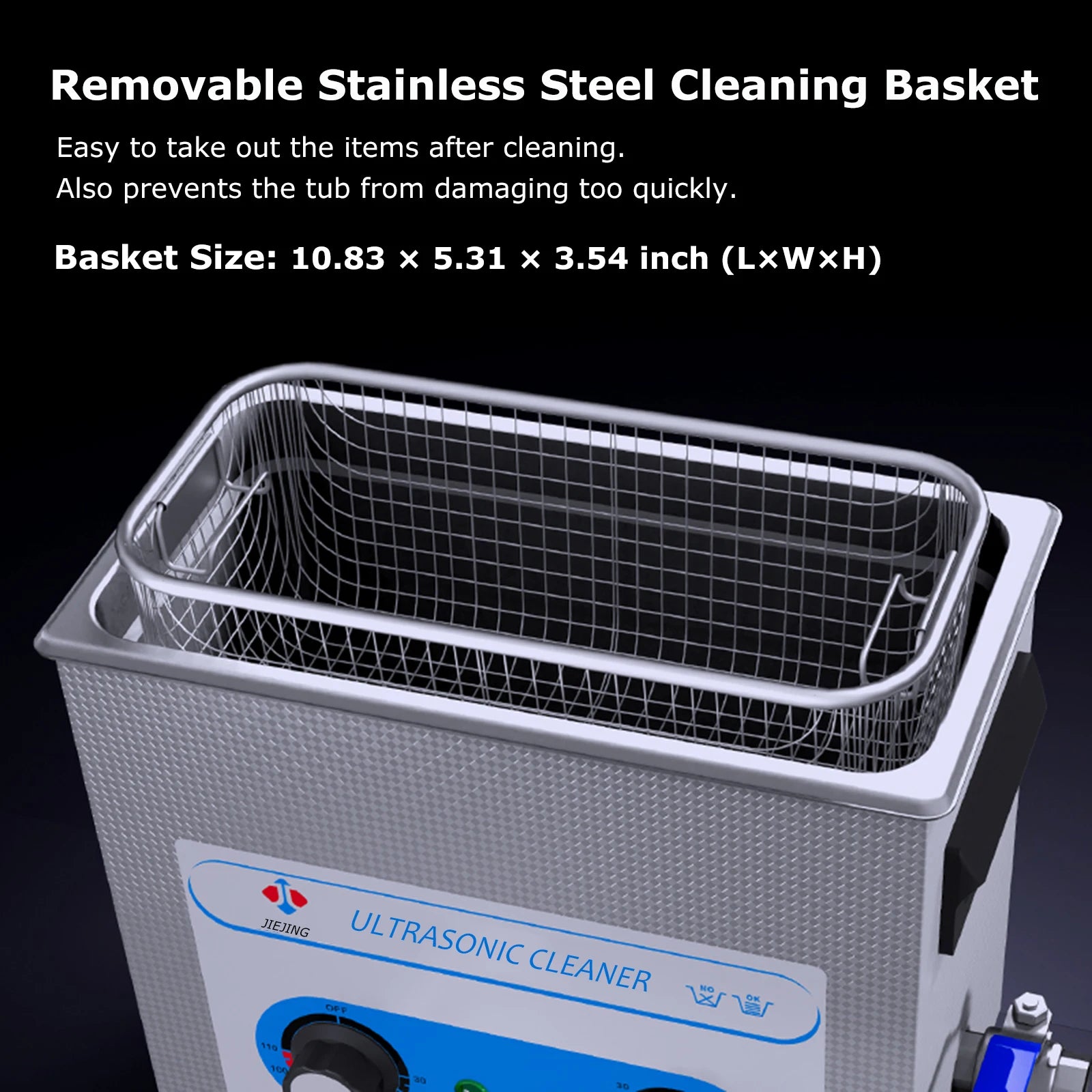 6.5L Ultrasonic Cleaner 40kHz Ultrasonic Cleaning Machine Heated Ultra Sonic Cleaner Machine for Carburetor Engine Parts