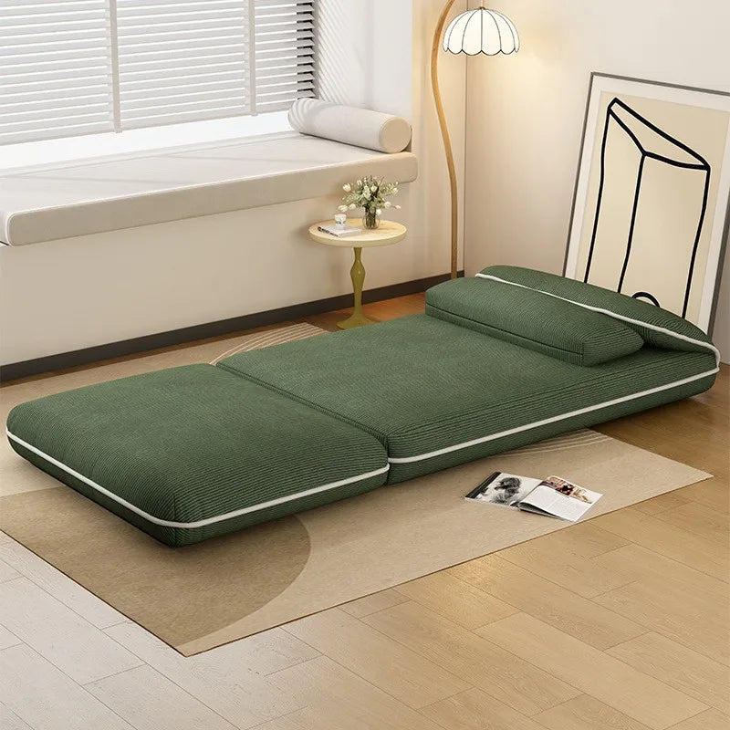 X&D New Comfortable And Lightweight Lazy Sofa Small Folding Sofa Bed Multi-color Reclining Tatami Living Room Double Floor Sofa