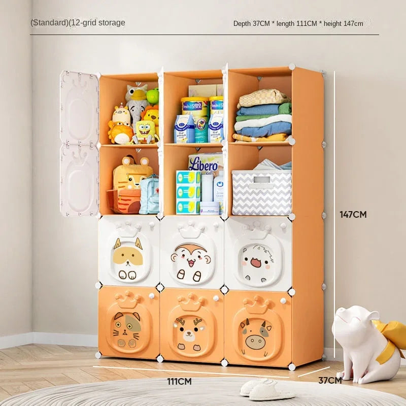 Partitions Bedroom Folding Economic Designer Wardrobe Modern Space Saving Clothes Cabinets Simple Dressers Cube Hotel Furniture