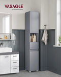 VASAGLE bathroom chest of drawers bathroom cabinet with a drawer, adjustable shelves
