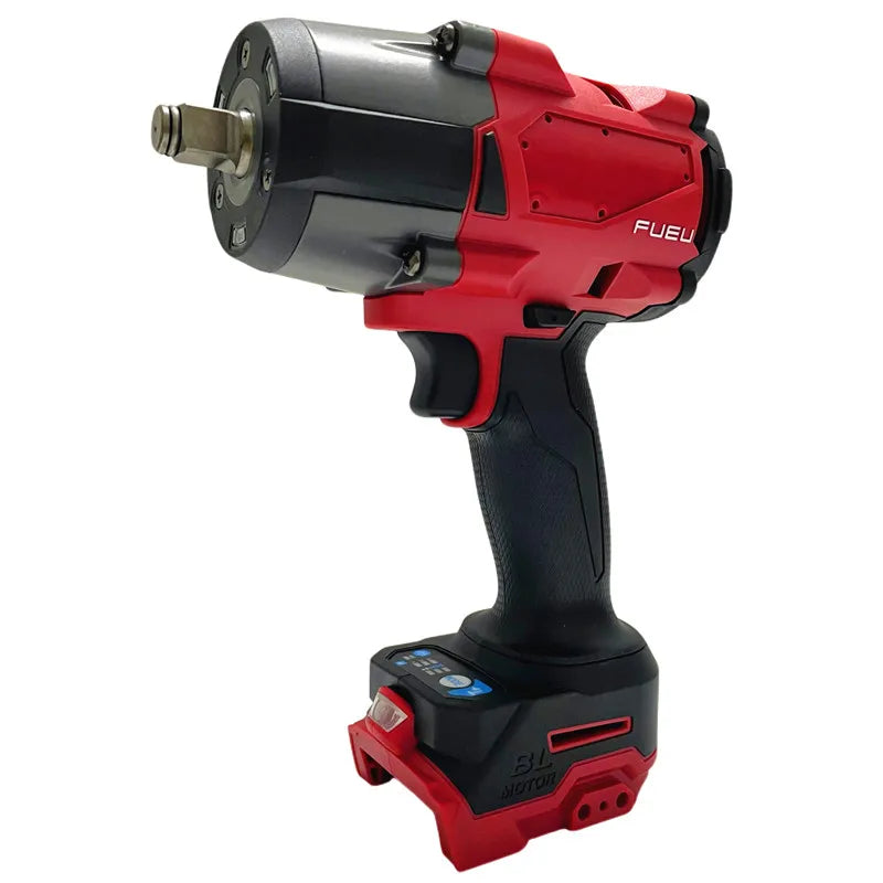 For Milwaukee 18V Battery Electric Wrench 2000N.M High Torque 1/2'' Brushless Impact Wrench Car Truck Repair Construction Tools