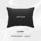 For CHERY JETOUR t2 t3 X70 X70S X70M X90 PLUS X95 Car Headrest Lumbar Support Seat Neck Pillow Breathable Suede Pillow Accessory