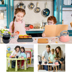 Kitchen Toys for Kids 59/69 PCS Pretend Cooking Set Play with Pots Pans Cookware Play Role Educational Toy Girls Boys Gifts