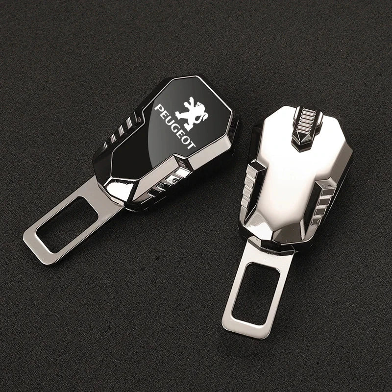 Car Seat Belt Clip Extension Plug Metal Seat Belt extension For Peugeot 206 307 308 3008 207 208 407 508 2008 5008 107 106 205