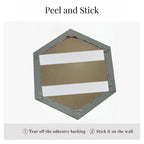 Hexagonal 3D Wall Stickers Upholstered Wall Panels Kids Anti-collision  Peel and Stick Headboard Self Adhesive Leather Soft Bag